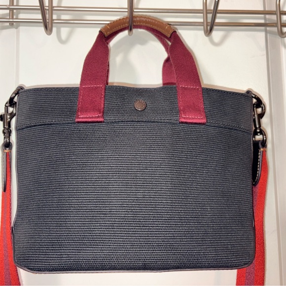Coach Tote 20 in Colorblock Canvas & Leather - CU299 - Picture 8 of 13